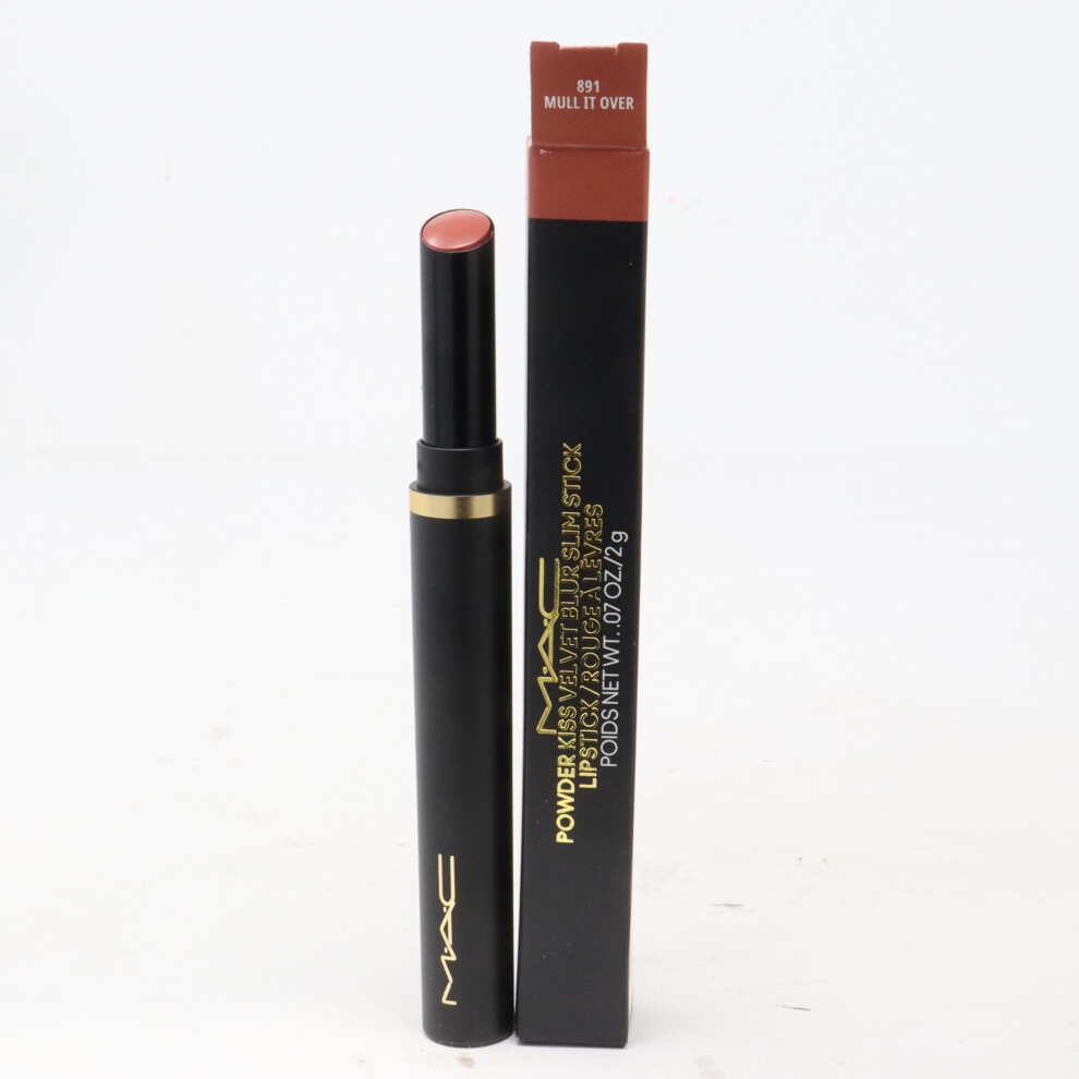 New Mac (891 Mull It Over) Powder Kiss Velvet Blur Slim Stick 0.07Oz/2G With Box