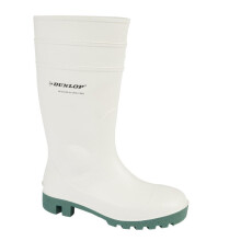 (10 UK) Mens Dunlop Safety Wellington White