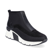 (5 UK) Womens Rieker Zipper Shoes Black