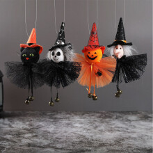 4X Gnome Plush Doll Tree Pendant Hanging Ornament Party for Halloween Decor