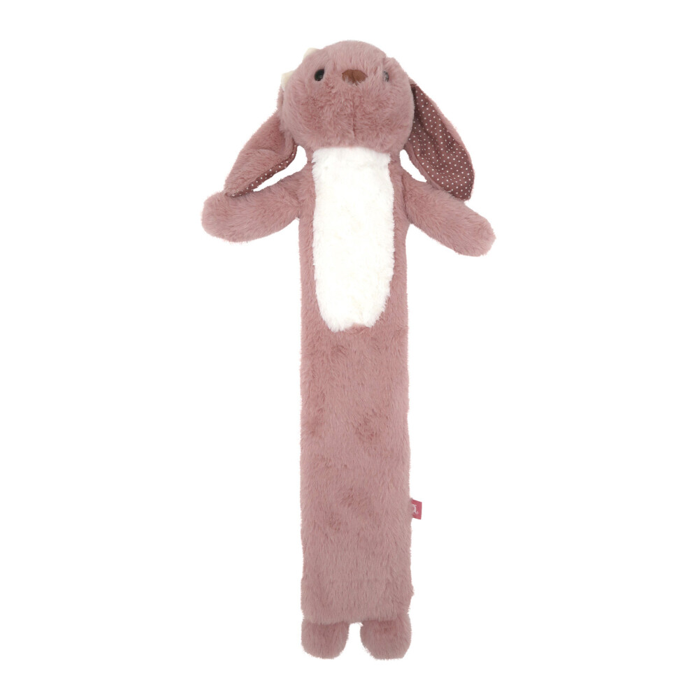 Aroma Home Long Hot Water Bottle Childrens Bunny Rabbit Fluffy Cover 1 Litre Gift