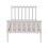 Westwood (Single, White) WestWood Single Double King Bed Solid Pine Frame Bedroom Footboard Grey White 9