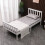 Westwood (Single, White) WestWood Single Double King Bed Solid Pine Frame Bedroom Footboard Grey White 1