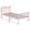 Westwood (Single, White) WestWood Single Double King Bed Solid Pine Frame Bedroom Footboard Grey White 10