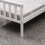 Westwood (Single, White) WestWood Single Double King Bed Solid Pine Frame Bedroom Footboard Grey White 6