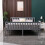 Westwood (Double, Grey) WestWood Single Double King Bed Solid Pine Frame Bedroom Footboard Grey White 4
