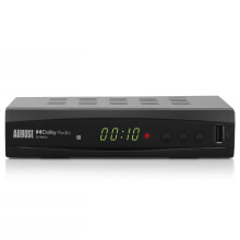 August DVB482 Freeview HD Set-Top Box (1080p) | Dual-Channel Live TV Recording | USB/PVR