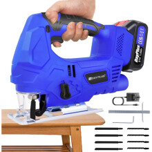 18-21V  Cordless Jigsaw Tool+Battery +Charger-Makita Compatible Electric Saw Wood Metal Cutting