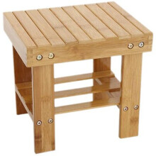 Step Stool Heavy Duty Bamboo Multi Purpose Step Stool & Seat