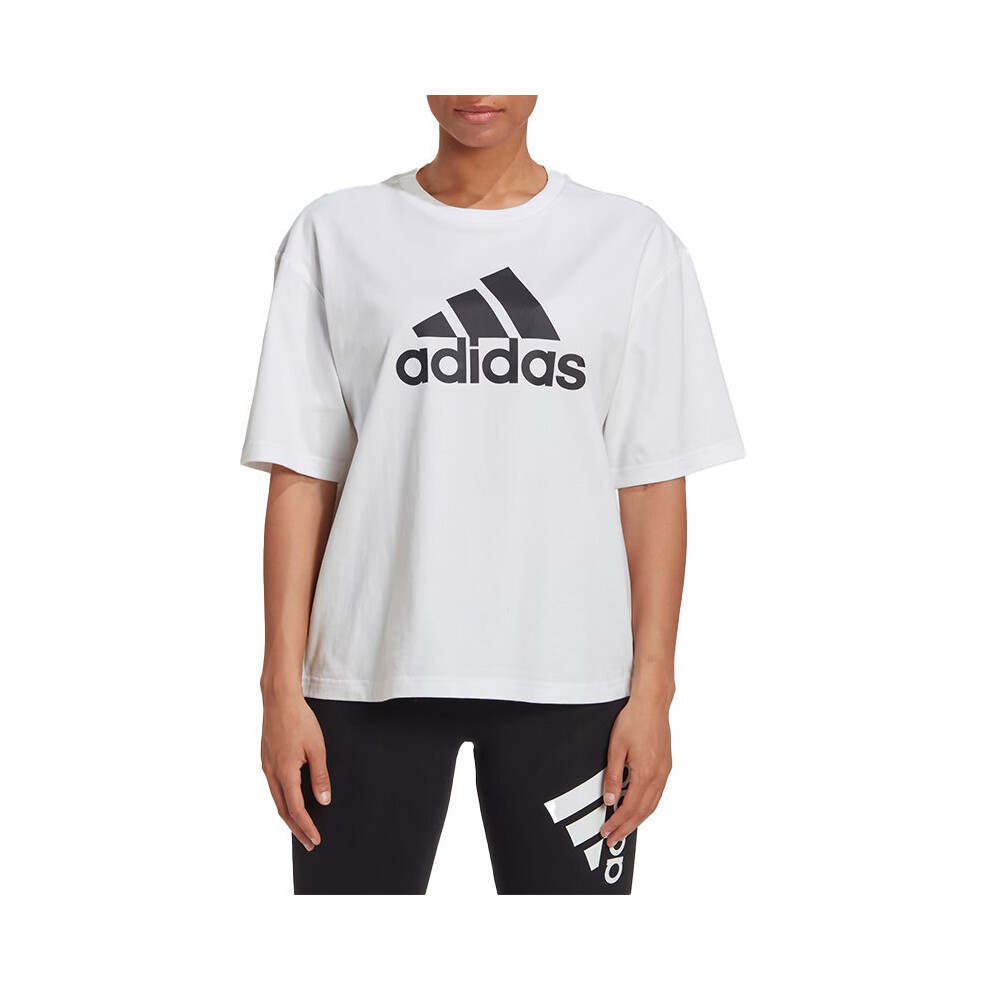 (White, L) Adidas HC6358 Womens T Shirts Sports Tee