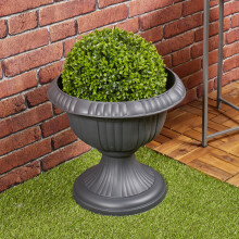 (1) 1 or 2 Plastic Flower Plant Pot Holder Stand