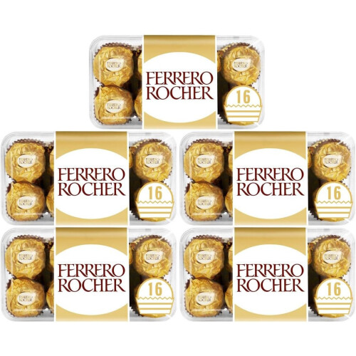 Ferrero Rocher Ferrero Rocher Chocolate Bundle: 5 x 200g, 80 Truffles 2
