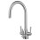FilterLogic Bali 3 Way Mixer Filter Tap - Brushed Steel + Free Filter System 1