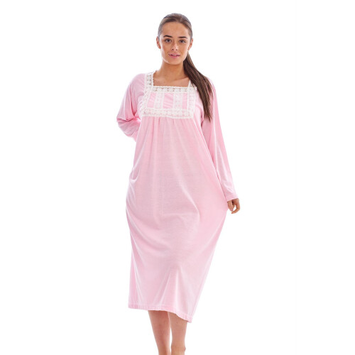 Plain best sale pink nightdress