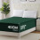 (Emerald Green, Double 40CM) Extra Deep Bed Sheets Fitted Sheets OR Plain Pillowcases Pair 25CM/40 CM Plain Bed Fitted Sheets 2