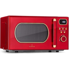 Microwave Oven, Countertop Microwave Ovens 800w with Grill, Solo Compact Stainless Steel Microwave, 20L Large Interior Smart Digital Microwave w/Defro