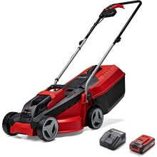 Einhell Power X-Change 18/30 Cordless Lawnmower With Battery and Charger - 18V, Brushless Motor, 30cm Cutting Width, 25L Grass Box, 3 Cutting Heights