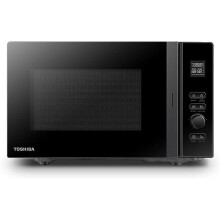 800w 20L Microwave Oven with 12 Cooking Presets, Upgraded Easy-Clean Enamel Cavity, Weight/Time Defrost, and Turntable with Position Memory Function