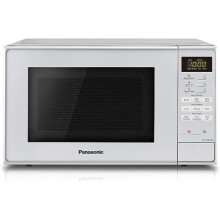 Panasonic NN-E28JMMBPQ Compact Solo Microwave Oven with Turntable, 800 W, 20 Litres, Silver