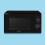 COMFEE' 700W 20L Black Microwave Oven With 5 Cooking Power Levels, Quick Defrost Function, And Kitchen Manual Timer - Compact Design CM-M202CC(BK) 2