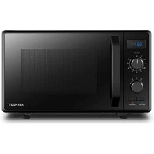 900w 23L Microwave Oven with 1050w Crispy Grill Energy Saving Eco Function, 8 Auto Menus,5 Power Levels and Position Memory Turntable Black