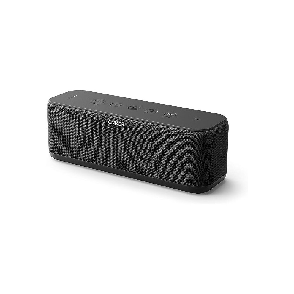 Anker Soundcore Boost Bluetooth Speaker with Well-Balanced Sound, BassUp, 12H Playtime, USB-C, IPX7 Waterproof, with Customizable EQ via App