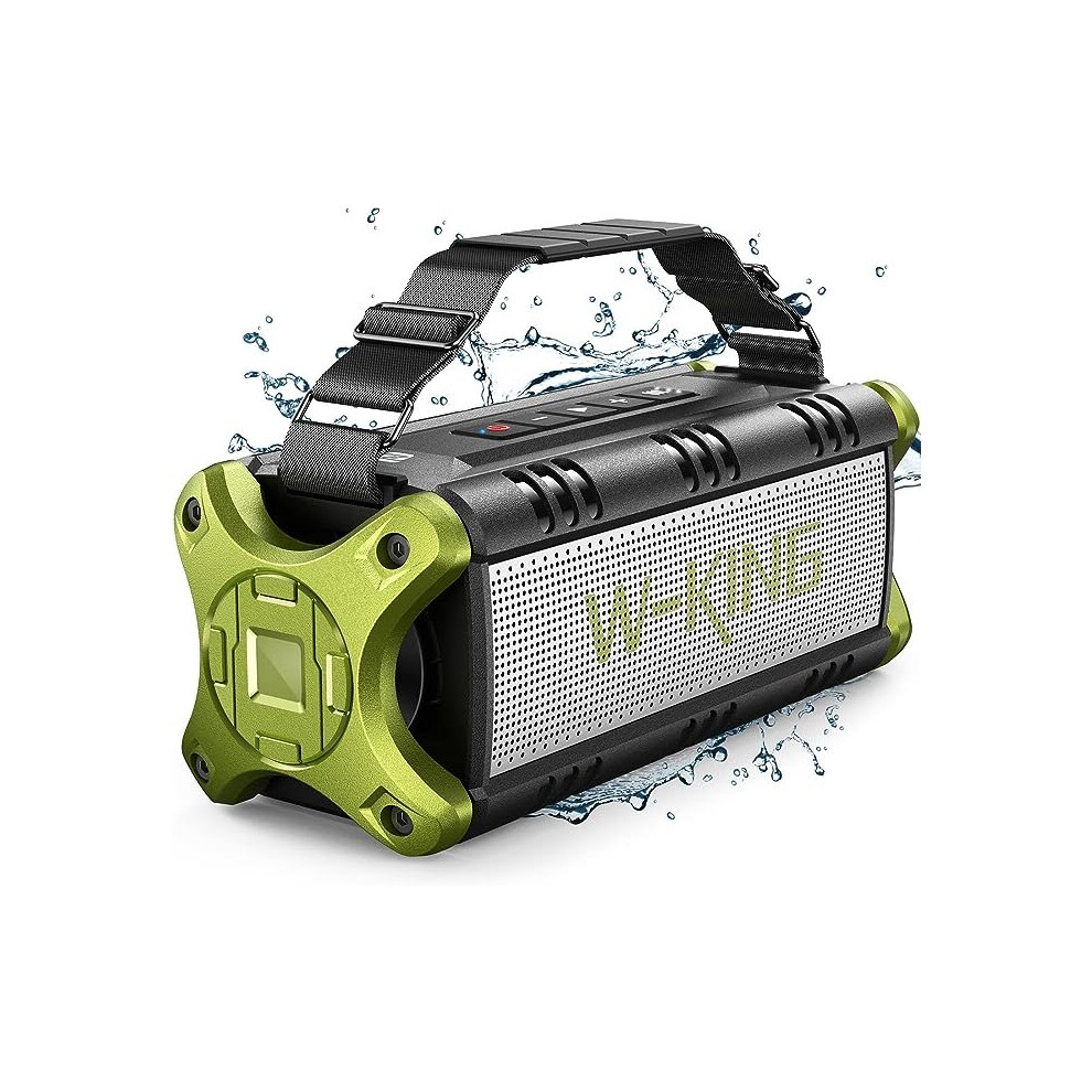 50W Portable Bluetooth Speaker Wireless Loud, Ipx6 Waterproof Outdoor Speaker With Large Battery, Bass Speaker Bluetooth 5.0, 40H Playtime 916178970789