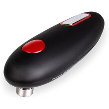 Electric Can Opener for Kitchen, One-touch Handheld Battery Powered Can Opener Portable for Camping