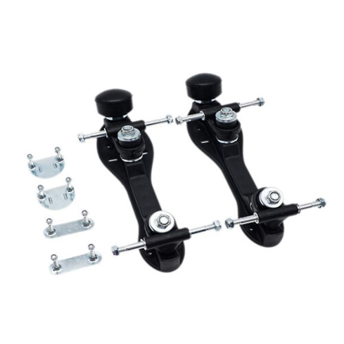 Roller Skate Base Four-wheel Two-row Skate Bracket Skate Base Bottom Plate with Roller Skate Toe St
