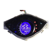 Motorcycle Lcd Instrument 7 Color Lcd Instrument Compatible with Wave 100 Wave100r Digital Meter Alpha