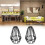Adjustable Wire Cage Lampshade, 2 Pack Metal Bird Cage Bulb Guard Island Pendant Lighting Fixture D 5