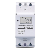 Tomzn Din Rail 2 Wire Weekly 7 Days Programmable Digital Time Switch Relay Timer Control Time Relay