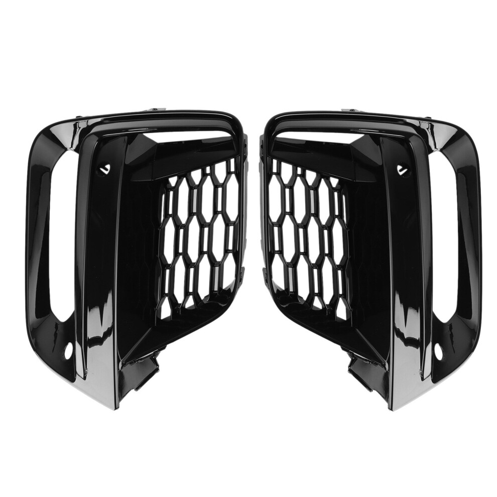 Front Fog Light Cover Grille Trim Accessories for - X3 G01 G08 X4 G02 2018 2019 2020 (with Fog Lamp Hole)