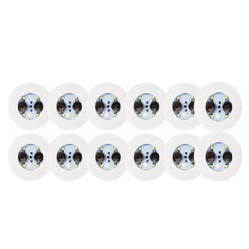 LED Coaster,12 Pack Coasters,LED Bottle Lights,LED Sticker Coaster Discs for Flash Cup