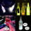 LED Coaster,12 Pack Coasters,LED Bottle Lights,LED Sticker Coaster Discs for Flash Cup 4
