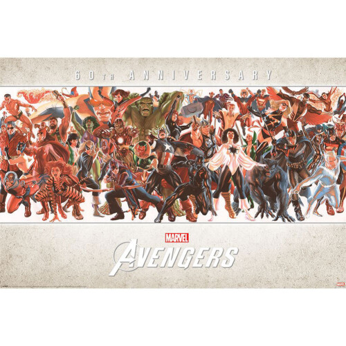 Avengers Avengers Poster 60th Anniversary Approx 61cm x 91cm