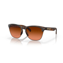 (Brown Gradient Lenses, Matte Brown Tortoise Frame) Oakley Frogskins Lite Sports Sunglasses Square Stylish Driving Frame Glasses