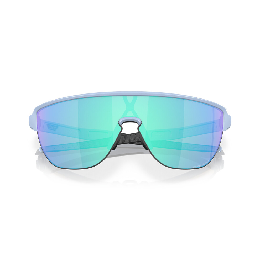 Oakley (Sapphire Lenses, Matte Stonewash Frame) Corridor Sunglasses Sports Cycling Driving Square Eye Wear Frame Glasses