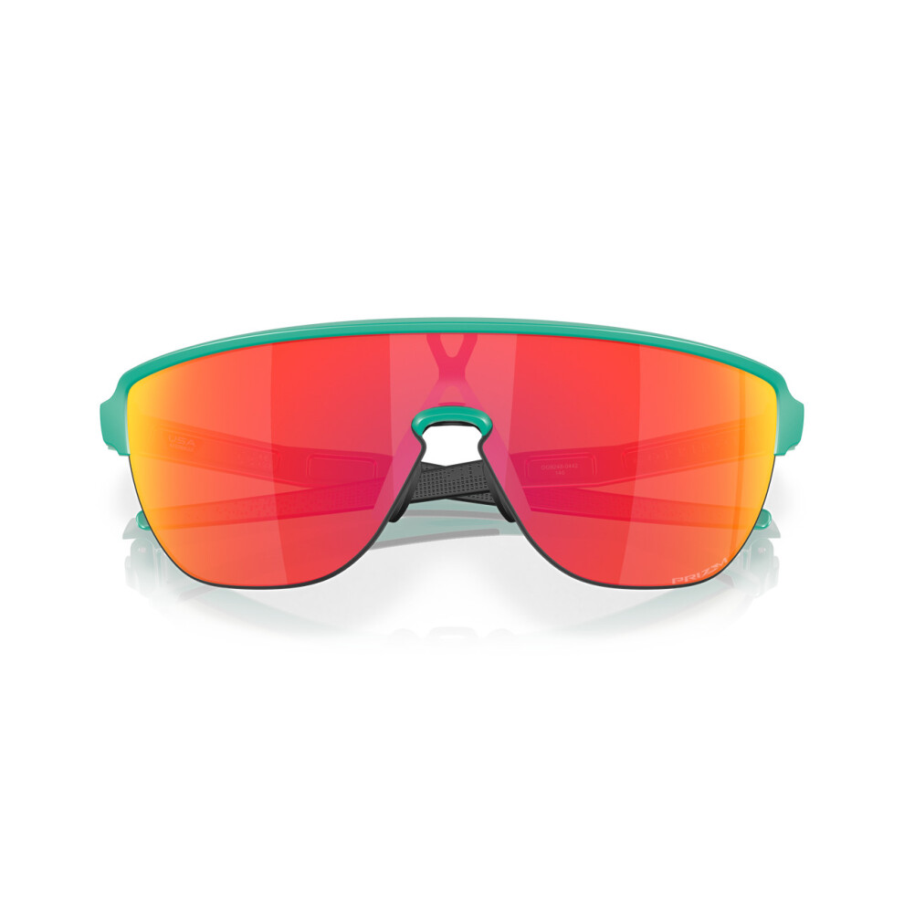 Oakley (Ruby Lenses, Matte Celeste Frame) Corridor Sunglasses Sports Cycling Driving Square Eye Wear Frame Glasses