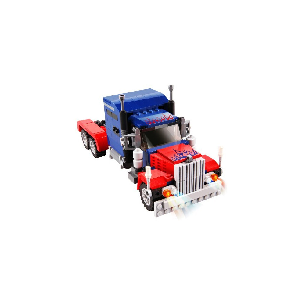 (Transformers Optimus PrimeCar fit for Lego Toys) Transformers Robot Building Construction Toys