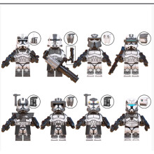 8pcs Star Wars Clone Trooper Cody Rex Commander fit Lego Minifigures