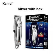 Kemei Tagliacapelli argento senza fili in metallo per uomo