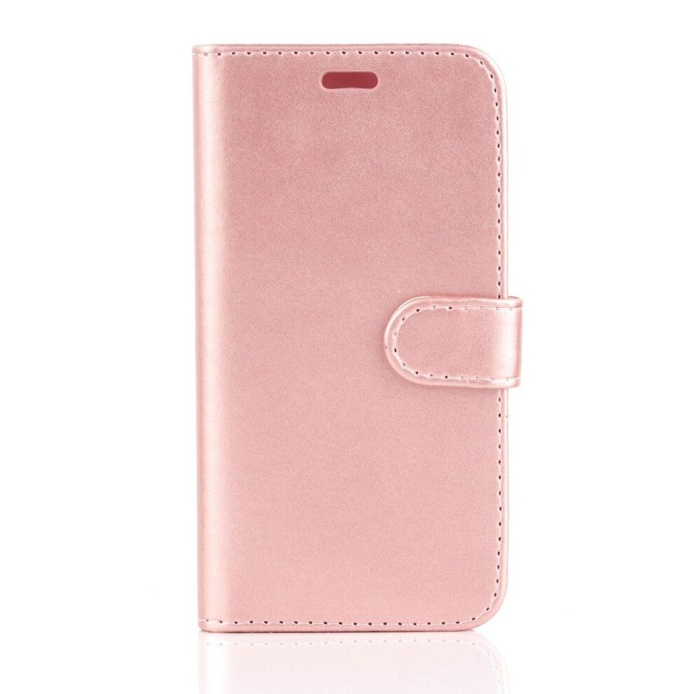 (Rose Gold) For Nokia C2 2nd Edition Phone Case, Cover, Flip Wallet, Folio, Leather /Gel