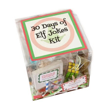(  30 Days) Elf Props Kit 24/30 Days of Christmas Elf Activities Elf Countdown Kids Gift