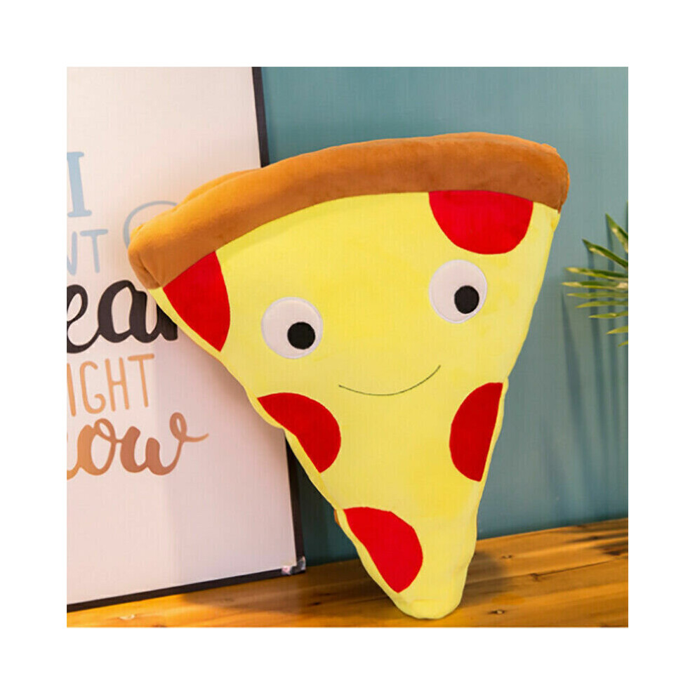 (  Pizza,   30cm) Plush Cute French Fries Soft Toys Cuddly Pizza Pillow Cushion Kids Xmas Gift