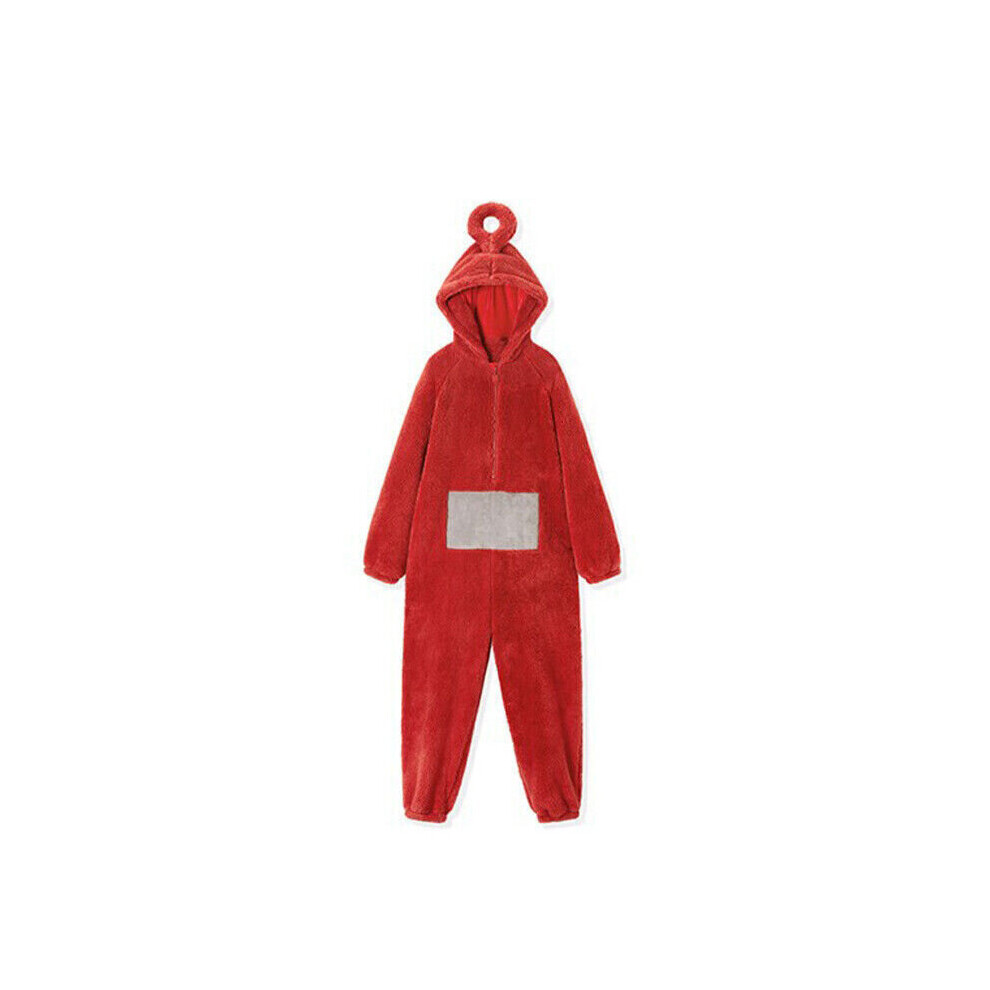 (  Po,   Tag M=UK XS) Anime Teletubbies Costume Adult Christmas Pajamas Pyjamas Sleepwear Jumpsuit