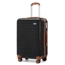 (20 inch) Black Color 13/20/24/28Inch ABS Hard Shell Suitcase With TSA Lock
