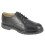 (12 UK) Mens Grafters Buff Waxy Leather Shoes Black 1