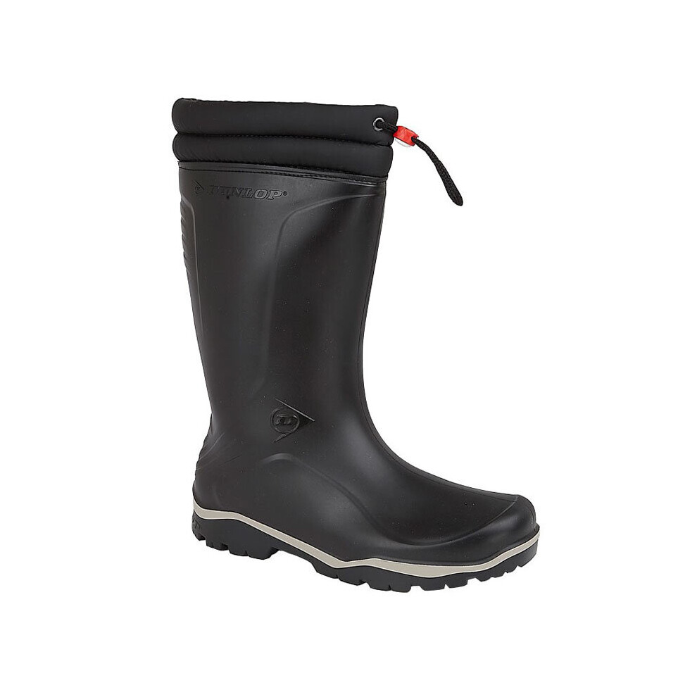 (40 UK) Womens Dunlop Rubber Wellingtons Black