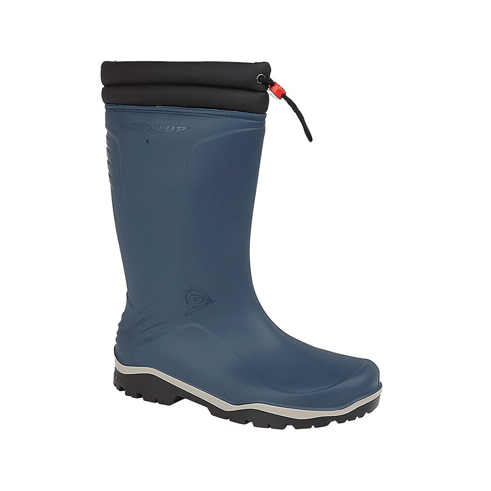 Dunlop (14 Uk) Womens Toggle Tie Thermal Blizzard Wellington Blue